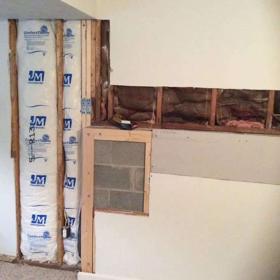 Wall insulation replacement during Odor Removal & Deodorization in Mount Morris